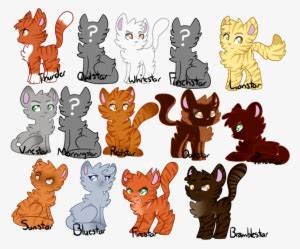 Warriors Leaders Of Thunderclan - Thunderclan Warrior Cats Transparent ...