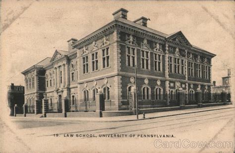 Law School - University of Pennsylvania Philadelphia, PA Postcard