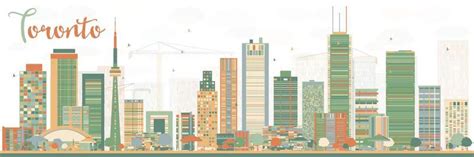 Toronto Skyline Vector Art, Icons, and Graphics for Free Download