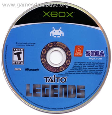 Taito Legends 2 - Microsoft Xbox - Games Database