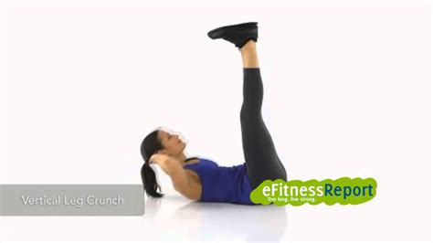 How To Do A Vertical Leg Crunch - eFitnessReport.com - YouTube