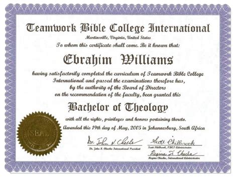 Theology Degree