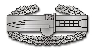 Army Combat Action Badge 1st Award Vinyl Sticker | Combat action badge ...