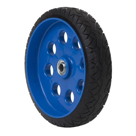 Cosco 400-lb Capacity 2-Wheel Blue Polyurethane Hand Truck Replacement Wheel at Lowes.com