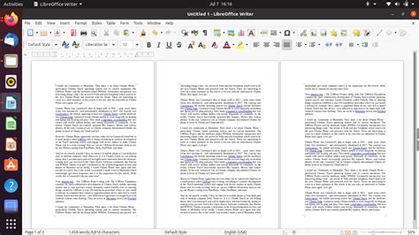 LibreOffice Writer: Page Formatting