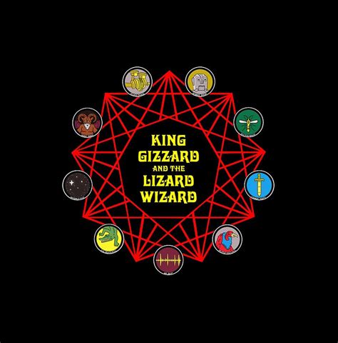 King Gizzard And The Lizard Wizard Digital Art by Illidan Daimyo