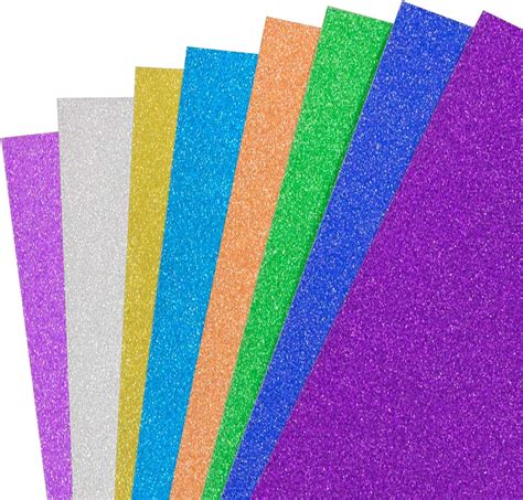 Koop Glitter Cardstock Paper, 30 vellen Sparkly Paper Premium Craft Cardstock Multi Colour ...