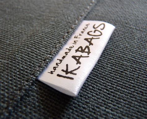 Fabric Labels Custom Satin Care Label Clothing Labels Black - Etsy | Custom fabric labels ...