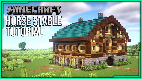 Minecraft Horse Stable Blueprint