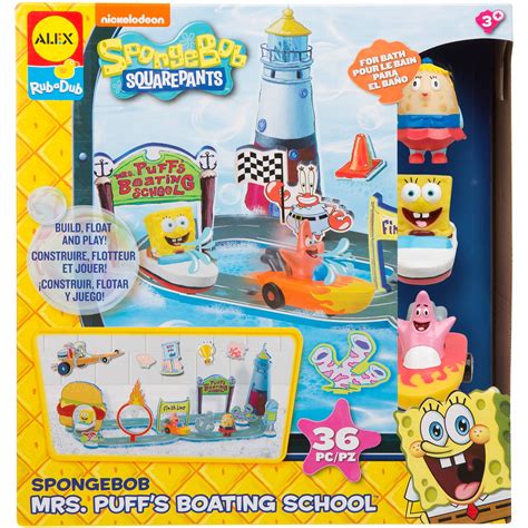 SpongeBob Mrs. Puff's Boating School Tub Playset - Walmart.com