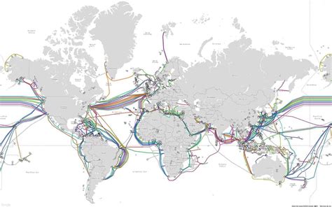 All Internet servers together draw the world map