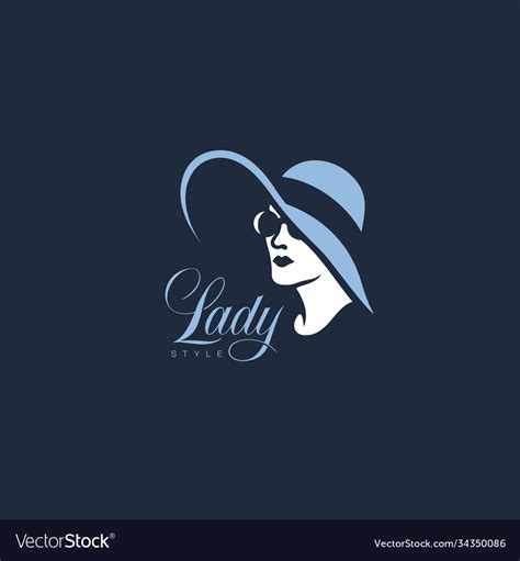 Lady logo Royalty Free Vector Image - VectorStock