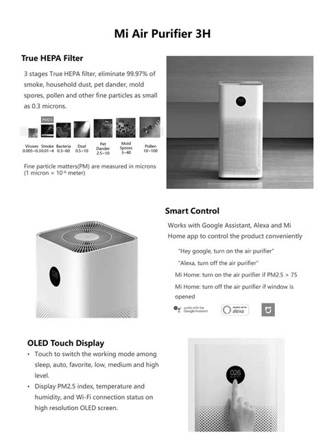 Xiaomi Mi Air Purifier 3H - Thevipmi - First Xiaomi Online Store In The ...