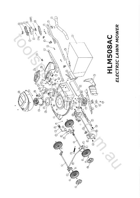 Homelite HLM508AC Spare Parts