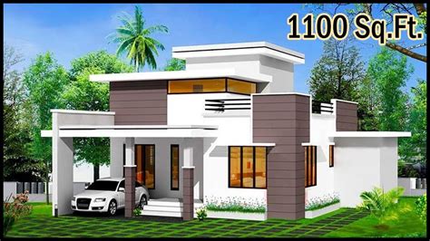 1100 Squre Feet 3D House Design | 30x35 3D House Plan With Elevation ...