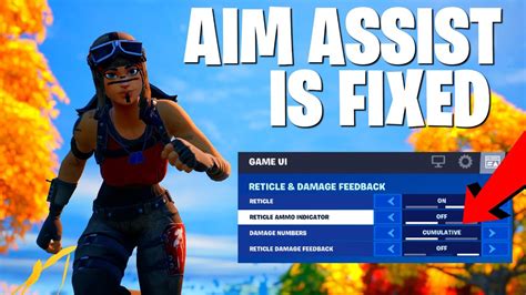 Fortnite FIXED AIM ASSIST With This Setting - YouTube