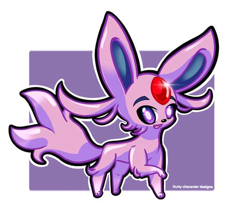 Espeon fanart by nuttybutterx on DeviantArt