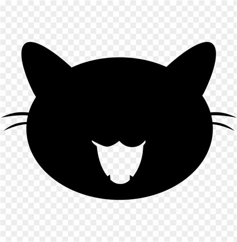 Cat Head Silhouette PNG Transparent With Clear Background ID 76331 | TOPpng