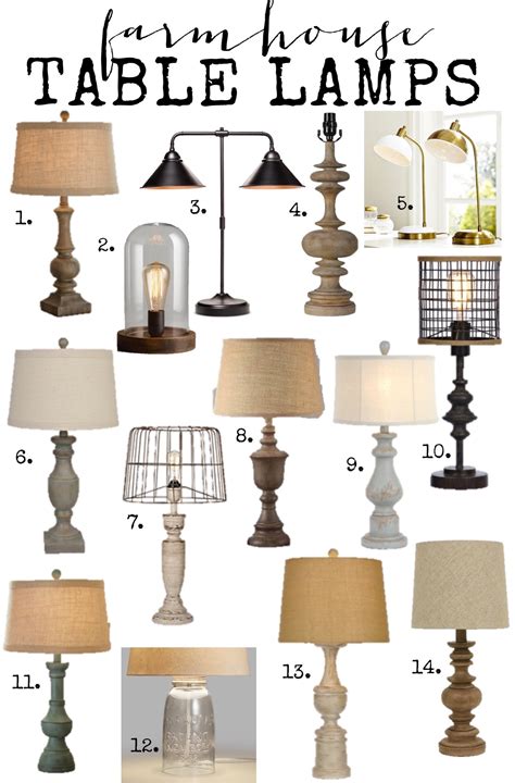 Farmhouse Lamps: Farmhouse Style Table Lamps at Amazing Prices