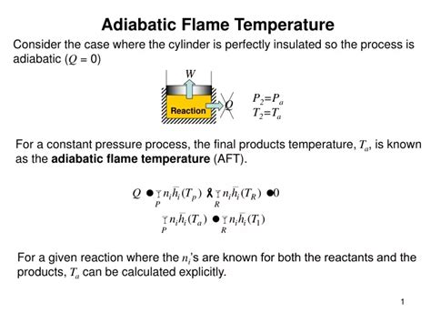 PPT - Adiabatic Flame Temperature PowerPoint Presentation, free download - ID:9594637