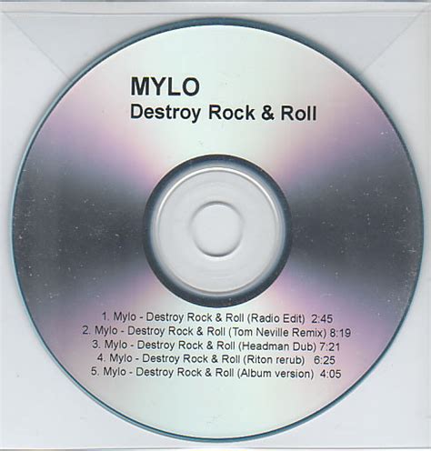 Mylo – Destroy Rock & Roll (CDr) - Discogs