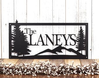 Custom metal sign | Etsy