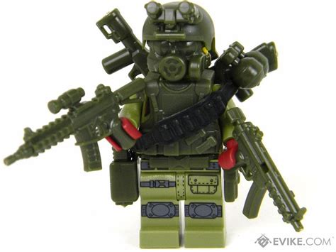 Battle Brick Customs Military Mini-Figure (Model: Green Commando), MORE ...