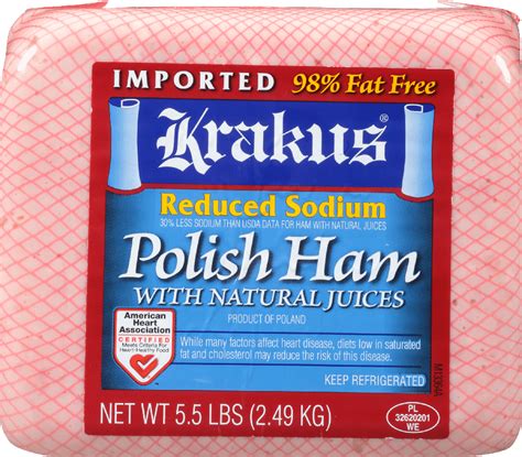 Reduced Sodium Polish Ham | Krakus Foods