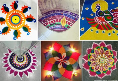 Beautiful Rangoli Designs for Diwali [2018] - K4 Craft