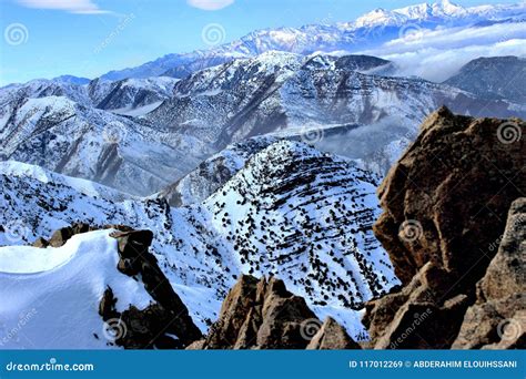 The High Atlas Mountains of Morocco Stock Image - Image of atlas ...