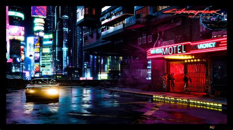 Cyberpunk 2077 - CITY 8K 4K Unduhan wallpaper HD