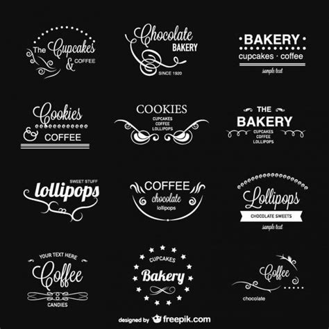 Free Vector | Lettering food logos | Logo food, Logo restaurant, Vector ...