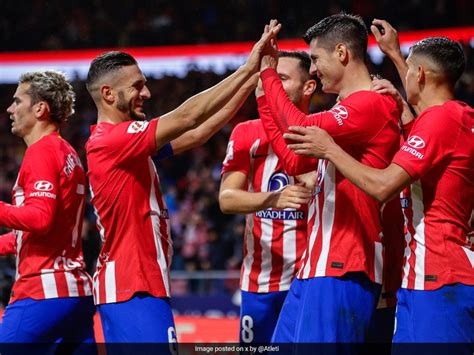 La Liga: Atletico Madrid Overtake Barcelona With Comfortable Alaves Win ...