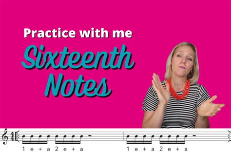 Sixteenth note rhythm exercises - Piano and Voice with Brenda