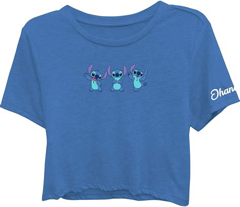 Disney Ladies Fashion Lilo and Stitch Shirt (Blue, Medium) - Walmart.com