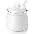 Amazon.com | DOWAN Sugar Bowl with Lid and Spoon, 12 oz Ceramic Sugar Container, Sugar Jar for ...