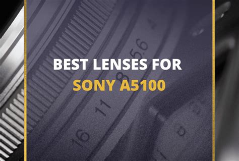 Capture Stunning Shots with These 5 Best Sony A5100 Lenses [in 2023] 📸