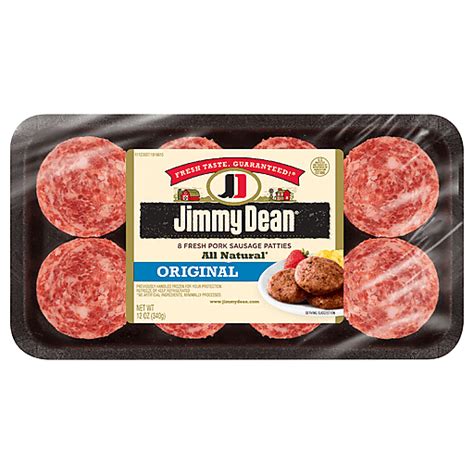 Jimmy Dean Pork Sausage Patties, Original 8 ea | Brats & Sausages ...