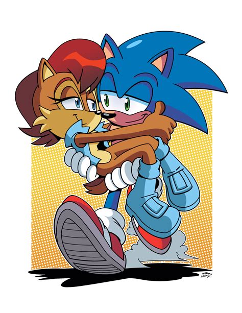 Sonic and Sally by MobianMonster on DeviantArt