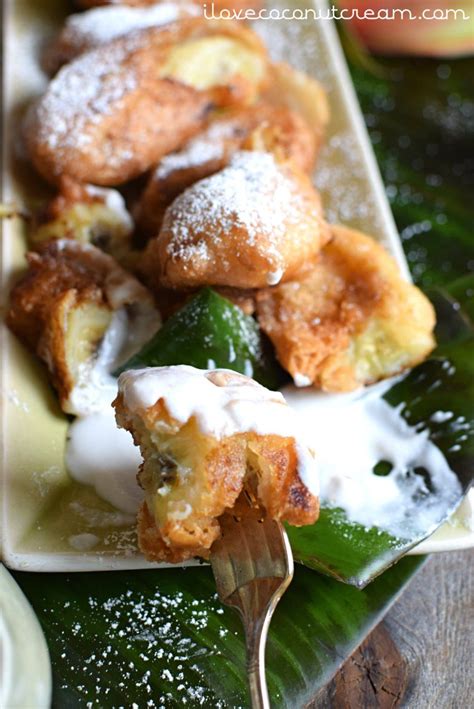 Coconut fried bananas | Fried bananas, Coconut sauce, Food