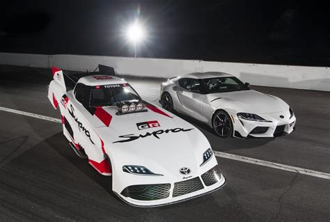 Toyota Unveils Supra Drag Car, Joins NASCAR Cousin in Battle Against ...