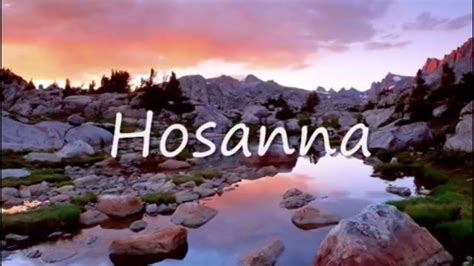 Hosanna - Exo | Chant religieux, Louange, Gospel