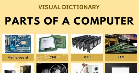 Computer Parts Names in English • 7ESL