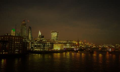 Night View Of London Free Stock Photo - Public Domain Pictures