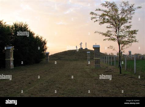 Calvary Hill (Kalvaria) in Kanjiza, Serbia Stock Photo - Alamy