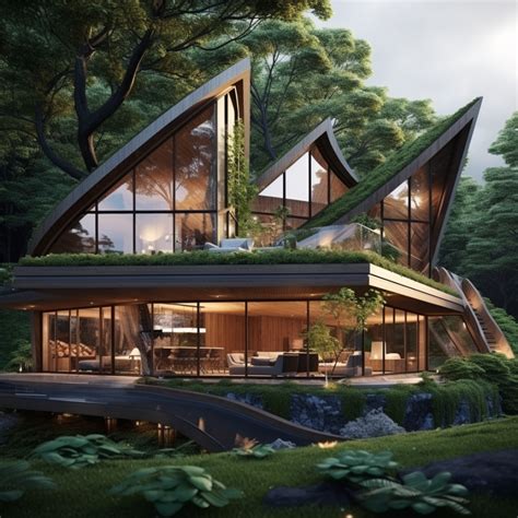 House in nature en 2024 | Moderne, Chalet