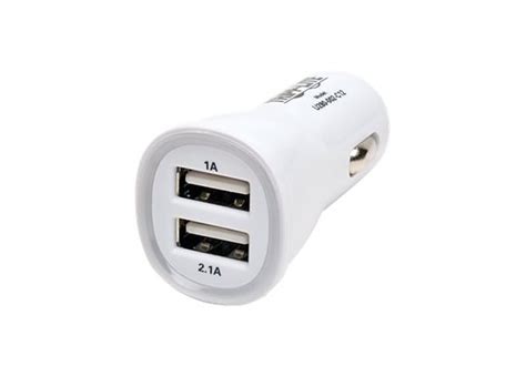 Tripp Lite Dual Port USB Tablet Phone Car Charger High Power 5V / 3.1A - U280-002-C12 - Office ...