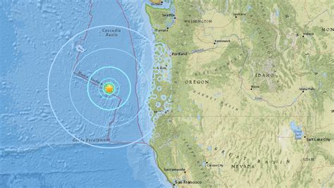 Oregon earthquake: 6.2 magnitude quake and aftershock strike west of ...