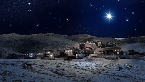 Nativity Bethlehem backdrop - Mybackdrop.co.uk