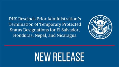 Homeland Security on Twitter: "NEW: Today, DHS announced its decision to rescind the 2017 & 2018 ...